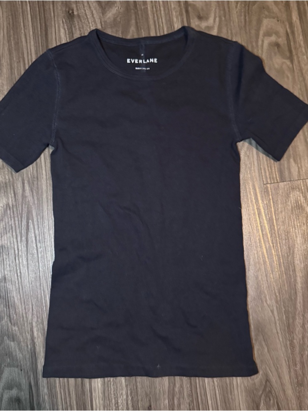 Everlane The Lux Rib Crew Tee